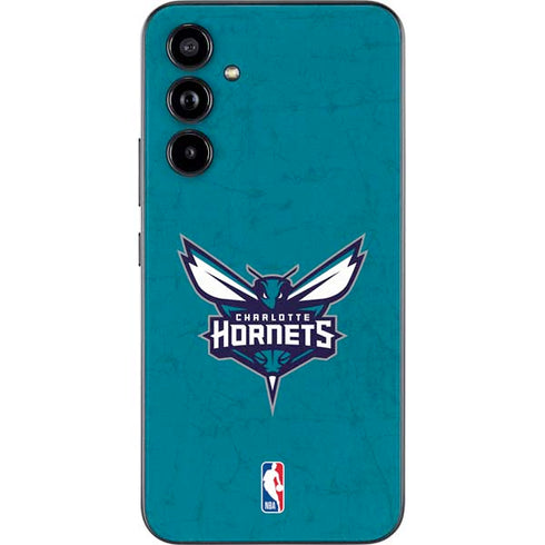 NBA Charlotte Hornets Distressed Galaxy A54 5G Skin